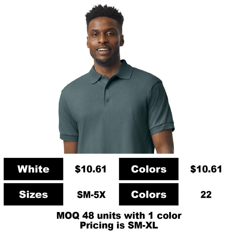G8800-P - 6.0 oz 50/50 Pocket Polo